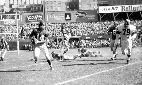 Y.A. Tittle: Giants vs. Browns